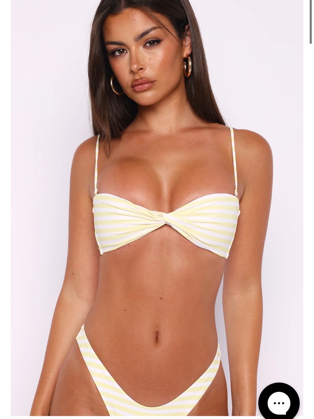 white fox bikini